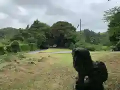 山神社の狛犬