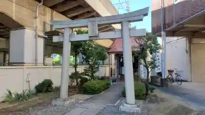 梅島天満宮の鳥居