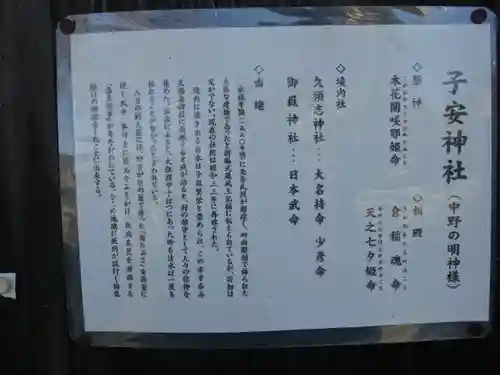 中野山王子安神社(東京都)