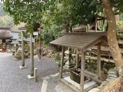 葛川息障明王院の手水舎