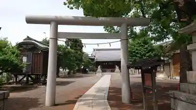 新城神社の鳥居