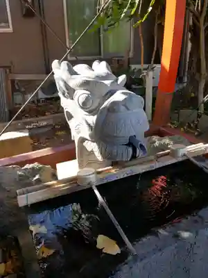 龍ケ崎八坂神社の手水舎