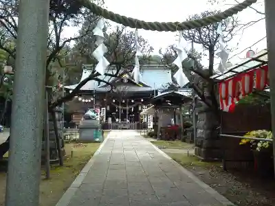 大生郷天満宮の鳥居