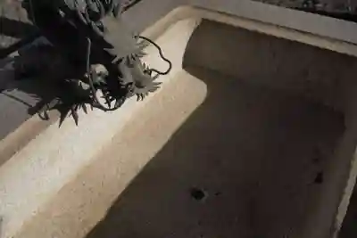 諏訪神社の手水舎