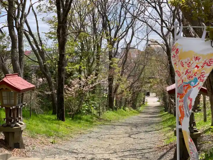 釧路一之宮 厳島神社の自然