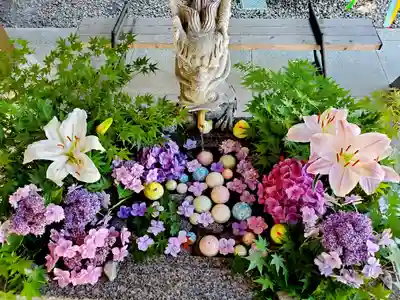 滑川神社 - 仕事と子どもの守り神の手水舎