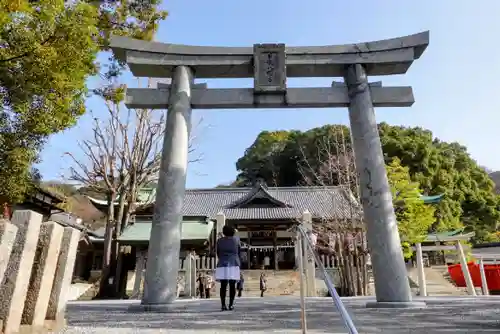 甲宗八幡宮の鳥居