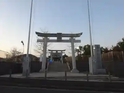 栗木御嶽神社の鳥居