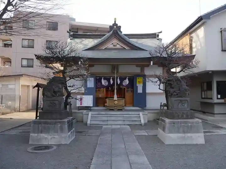 穏田神社の本殿・本堂