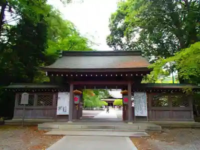 （長良）天神神社の山門・神門