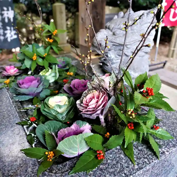 滑川神社 - 仕事と子どもの守り神の手水舎