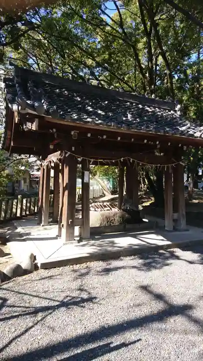 川原神社の手水舎