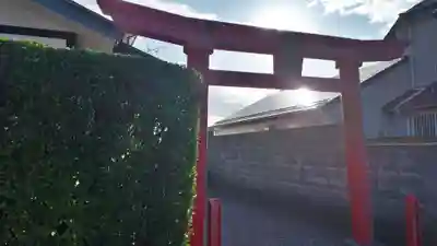 帳附神社の鳥居