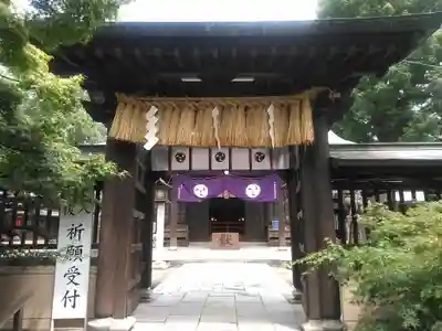 久留米宗社　日吉神社の山門・神門
