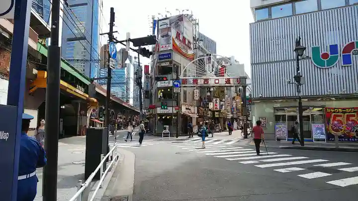 烏森神社の周辺