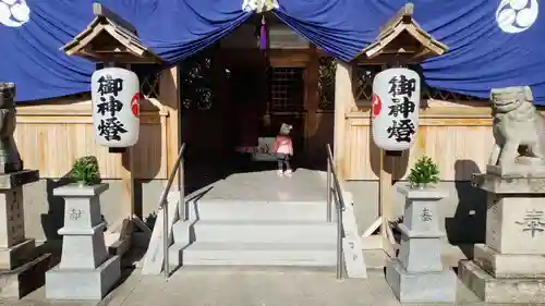 上田井八幡神社の本殿・本堂
