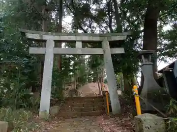 雷神社の鳥居