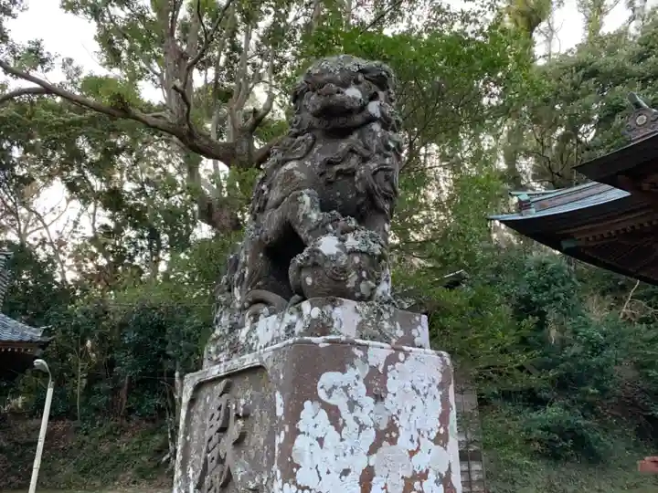 下立松原神社の狛犬
