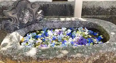 三津厳島神社の手水舎