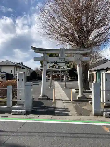 並木氷川神社の鳥居