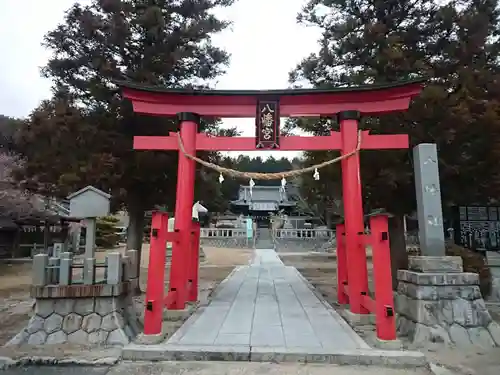 八幡社の鳥居