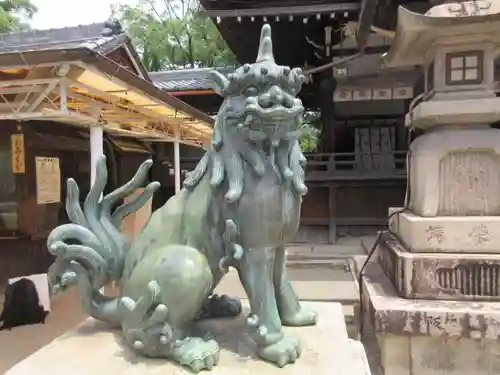 道明寺天満宮の狛犬