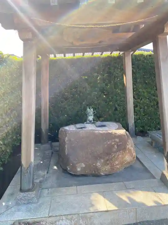 妙法寺筑後分院の手水舎