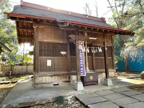 柳窪天神社（黒目川天神社）　の本殿・本堂