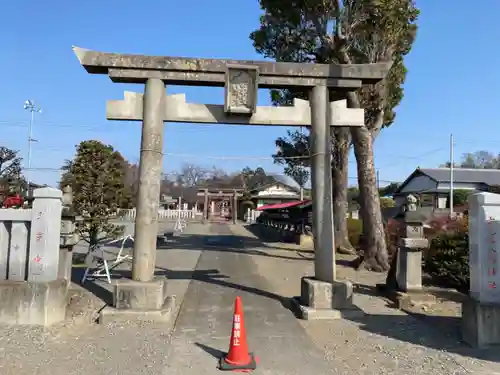 古尾谷八幡神社の鳥居