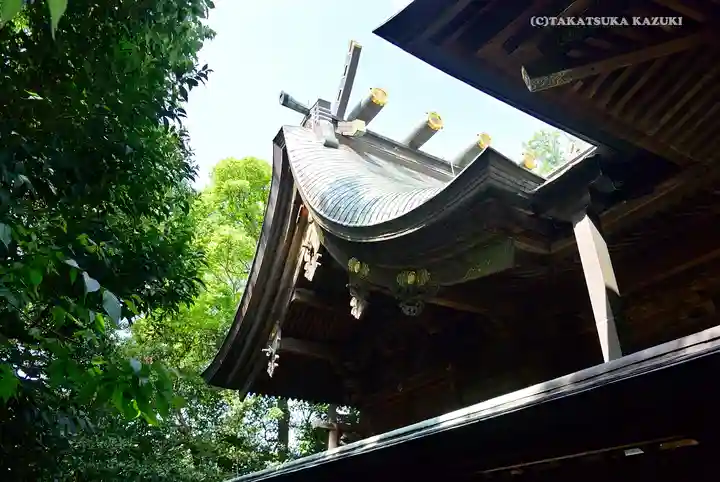白旗神社の本殿・本堂
