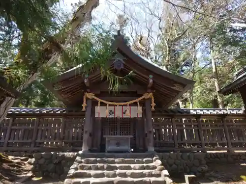 諏訪大社上社前宮の本殿・本堂