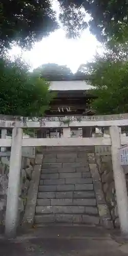 檜尾神社の鳥居