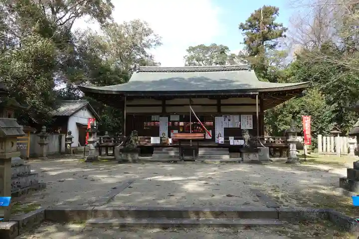 村屋坐弥冨都比売神社の本殿・本堂