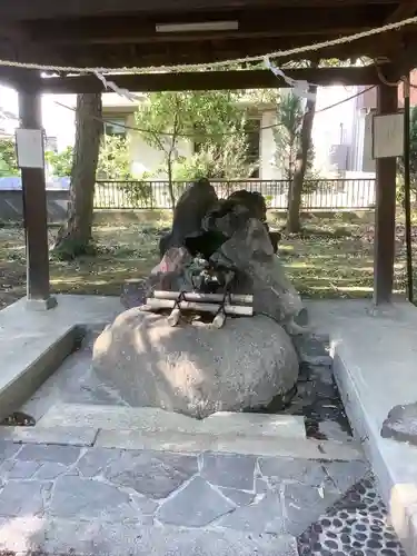 神明社（開明東沼）の手水舎
