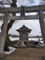 福本白兎神社の鳥居