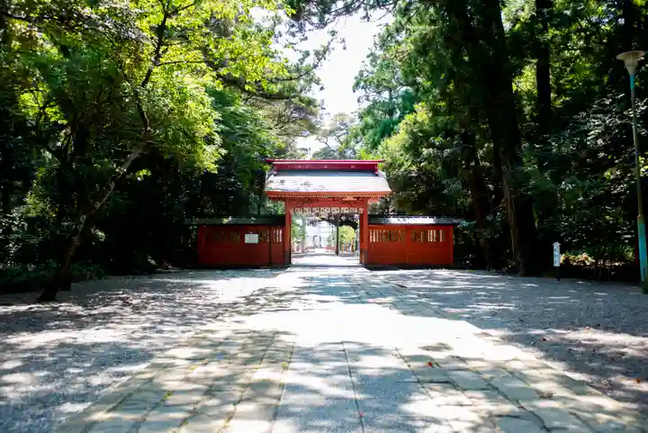 息栖神社の山門・神門
