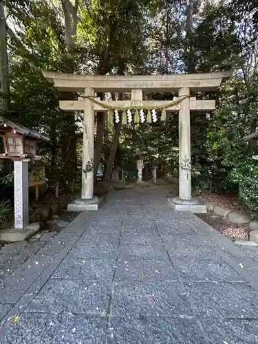 駒木諏訪神社の鳥居