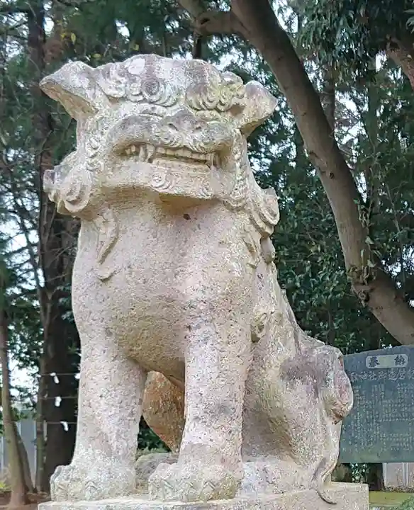 伏木香取神社の狛犬