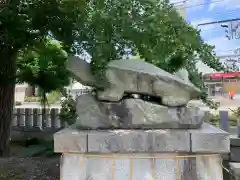 杉杜白髭神社の狛犬