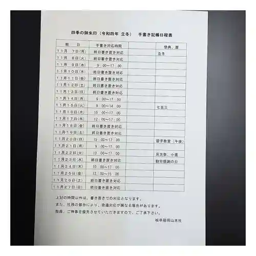 岐阜稲荷山本社(岐阜県)