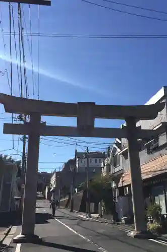 岡村天満宮の鳥居