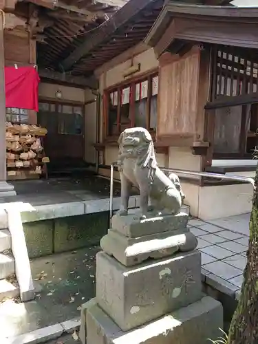 久留米宗社　日吉神社の狛犬