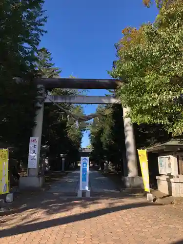 帯廣神社の鳥居