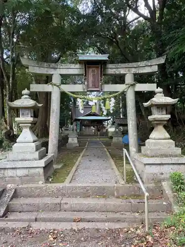 篠葉神社の鳥居