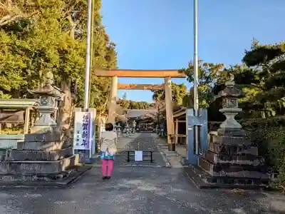 深田神社の鳥居