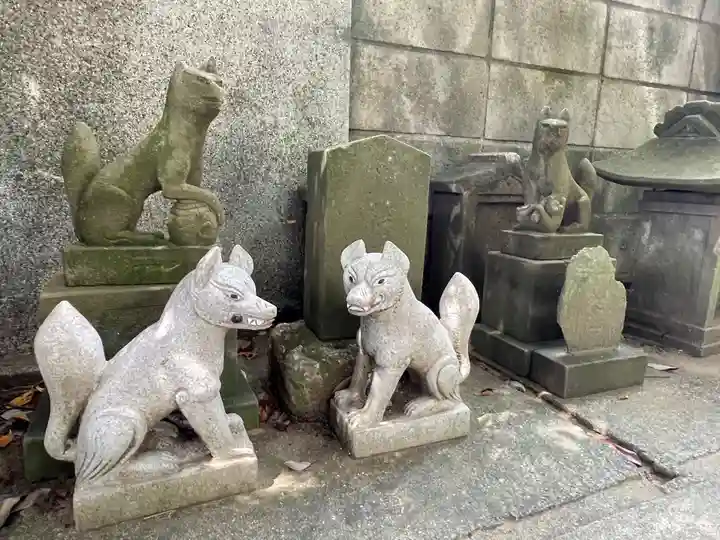 柏諏訪神社の狛犬