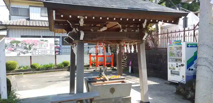 武蔵第六天神社の手水舎