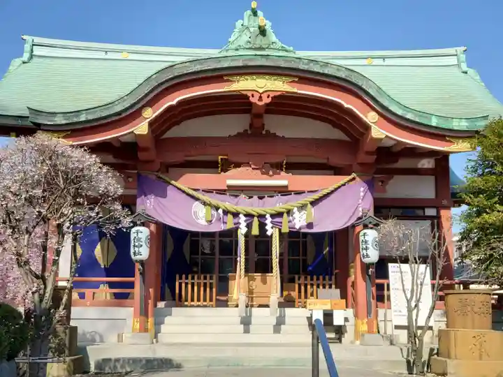 千住神社の本殿・本堂
