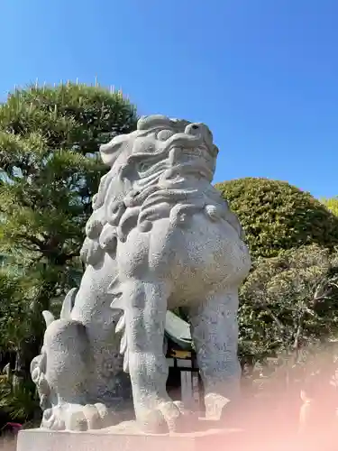 足利織姫神社の狛犬