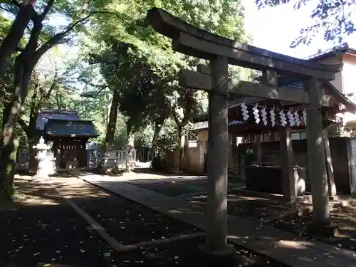 武蔵國府八幡宮の鳥居